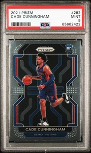 2021 Panini Prizm #282 Cade Cunningham PSA 9 - Picture 1 of 2