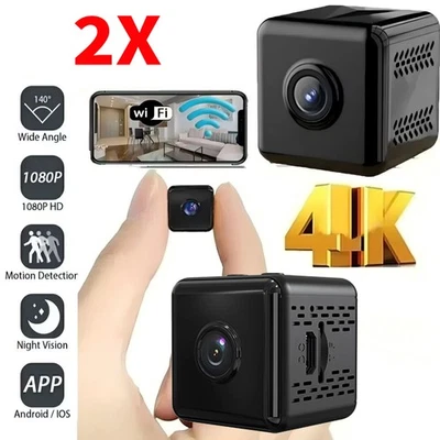 2X Mini WLAN Kamera Wireless IP Wifi Camera 1080P HD Überwachungkamera Live Cam - Bild 1 von 4