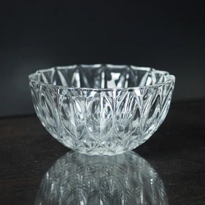 Vintage Japanese Cutting Glass Bowl Kewpie doll mark 1970s - Picture 1 of 14