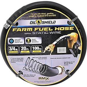 OilShield 3/4in x 20ft Rubber Farm Fuel Transfer Hose with Static Wire New! - Picture 1 of 4