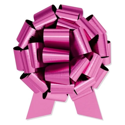Arco grande de regalo fucsia 12" metálico para envolver regalos B Foto 1 de 4