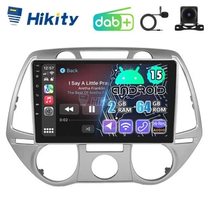 DAB+ 2+64GB CarPlay Android autoradio GPS navigatore RDS per Hyundai i20 PB 2008-2012 - Foto 1 di 15