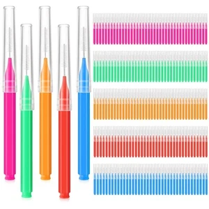 200 Pcs Interdental Brushes Braces Brush for Cleaner Disposable Dental Floss ... - Picture 1 of 7