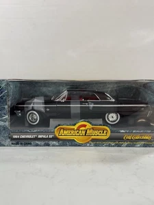 1964 Chevrolet Impala SS 1/18 Ertl American Muscle diecast black NIB - Picture 1 of 9
