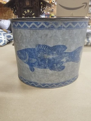 Cubo de cebo de pesca oblongo Minnow "ancla flotante" vintage (KINGFISHER) "ancla flotante" Foto 1 de 4