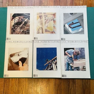 Vintage FINE HOMEBUILDING 1982 Complete Full Year Lot (6) - Good/Very Good - Picture 1 of 8