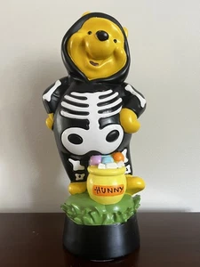 Disney Winnie The Pooh Skeleton Costume 12" Figurine Halloween Hunny - Picture 1 of 4
