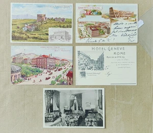 ROMA CITTA'-ALBERGO HOTEL-LOTTO 5 CARTOLINE-D13-164 - Foto 1 di 1
