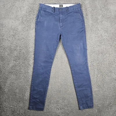 J.CREW Pants Mens Size 32x34 Blue 250 Skinny Stretch Chino Office City - Image 1 of 4