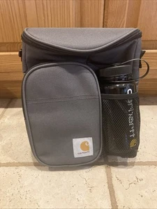 Carhartt Insulated 10 Can Vertical Cooler MIT Trinkflasche Reißverschlusstasche grau - Bild 1 von 9