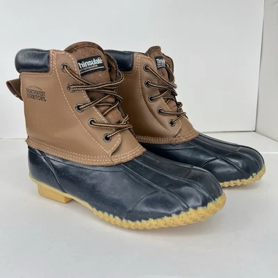 Northwest Territory Women’s Duck Boots Sz 8 Leather Snow Steel Shank Thinsulate - Image 1 of 4
