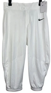 NUEVO Pantalones de béisbol Nike para hombre pequeños Vapor Select altos blancos lisos BQ6432-100 - Imagen 1 de 4