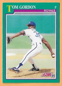 TOM GORDON KANSAS CITY ROYALS #197 - SCORE NM-MT 1991 - Picture 1 of 2