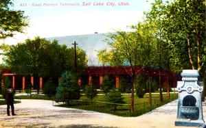 1907-15 MORMON TABERNACLE SALT LAKE CITY UTAH UNPOSTED DIVIDED POSTCARD GERMANY - Picture 1 of 3