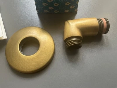 Hansgrohe Fix-Fit, Wandanschluss in Bronce-Bronze  , 70-80er  Jahre, - Bild 1 von 3