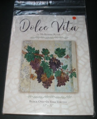 Agujas de pino McKenna Ryan Grape Vine Dolce Vita en Vino Veritas patrón Foto 1 de 2