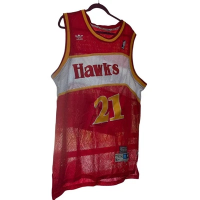 Adidas Dominique Wilkins Hawks NBA Hardwood Classics Swingman Jersey 3XL XXXL +2 - Image 1 of 4