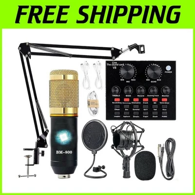 Studio-Quality BM-800 Microphone Bundle for Content Creation - Image 1 of 4
