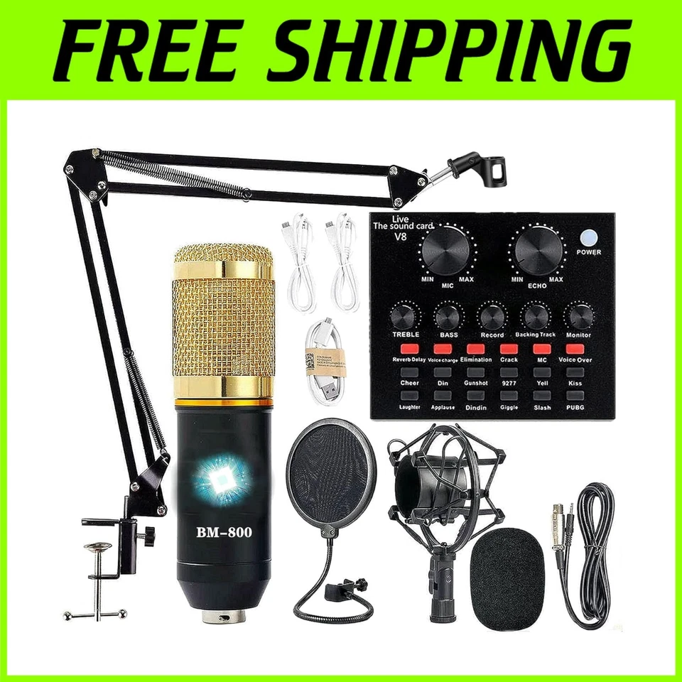 Studio-Quality BM-800 Microphone Bundle for Content Creation - Image 1 of 4