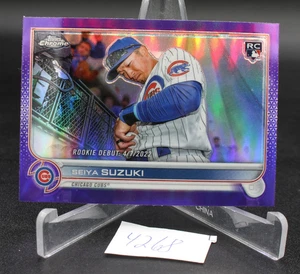 2022 Topps Chrome Update Series - Rookie Debut Seiya Suzuki #USC144 Purple RC - Bild 1 von 2