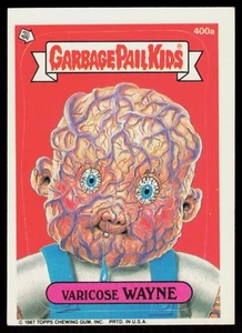 1987 Topps Garbage Pail Kids Serie 10 Varicose Wayne #400a Tarjeta no_deportiva - Imagen 1 de 2