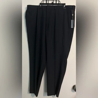 Pantalones delanteros planos Bert Pulitzer para hombre 44x30 precio de venta sugerido por el fabricante 79,99 azul marino ventana PY50013 NUEVOS CON ETIQUETAS Foto 1 de 4