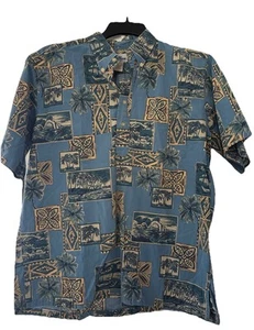 Vintage Reyn Spooner Herren Hawaiihemd Baumwolle Relaxed Island Style Größe Large - Bild 1 von 11