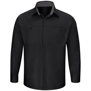 Red Kap Men's Long Sleeve Performance Plus Shop Shirt with OilBlok Technology - Picture 1 of 33
