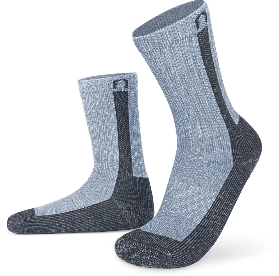 2 Paar Wander- und Arbeitssocken für Outdoor Aktivitäten aus 80% Merinowolle - Bild 1 von 1