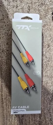 TTX Tech Red-Yellow AV Cable for Nintendo NES Brand New 2c2 - Image 1 of 2