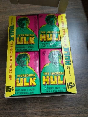 Un paquete de 3 tarjetas fotográficas 1979 Topps Incredible Hulk TV SHOW NUEVO SELLADO como nuevo Foto 1 de 2