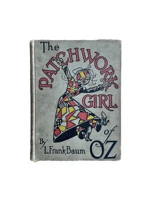 The Patchwork Girl of Oz by L. Frank Baum c1913 Hardcover Later Print 1920s Grey - Image 1 of 4