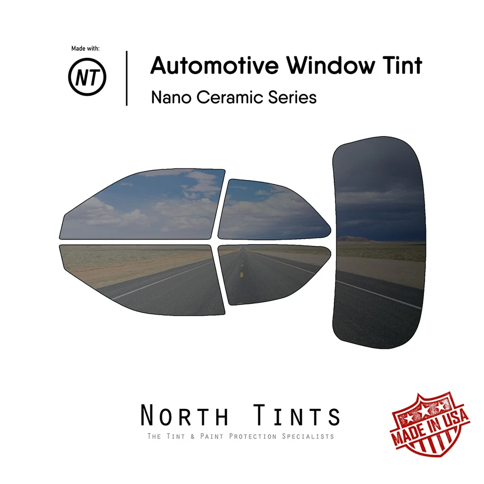 Película de vidrio de tinte de ventana precortada nano cerámica para Honda Civic 1996-2000 hatchback Foto 1 de 4