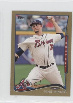 2014 Topps Mini Gold /63 Mike Minor #316 - Image 1 of 2