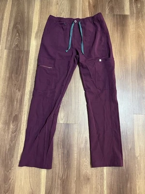 Pantalones Médicos Figs Cairo Cargo Para Hombre Talla M Borgoña M23SW2018 Foto 1 de 4