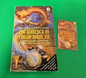 Warlock of Firetop Mountain **TRUE 1st/1st PUFFIN EDITION!** Fighting Fantasy #1 - Bild 1 von 8
