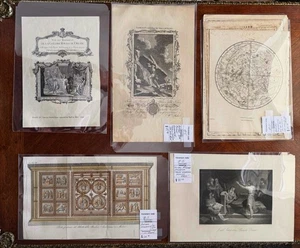 Antique Engravings GALERIE ROYALE, SAMSON-GATES OF GAZA, BASICILICA OF MILANO,.. - Picture 1 of 9