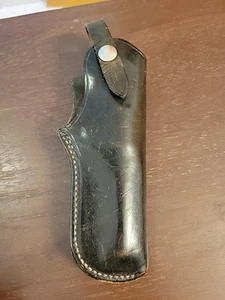 Bianchi 89 22auto OWB RH Dark Brown leather holster - Picture 1 of 6