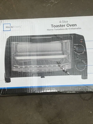 Horno tostador Mainstays 4 rebanadas nuevo en caja Foto 1 de 4