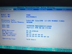 14" GETAC S400 Rugged Laptop I3 CPU 4GB RAM 320G HDD,fullyworking, with Docking - Picture 1 of 12