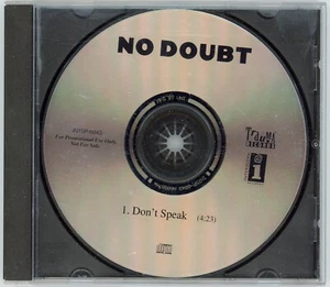 No Doubt Don't Speak Promo One Track CD Single - Bild 1 von 2