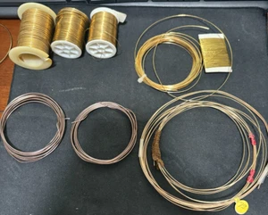 Jewelry Making Wire Lot of 10 Packages Brass, Bronze Beading - Picture 1 of 1