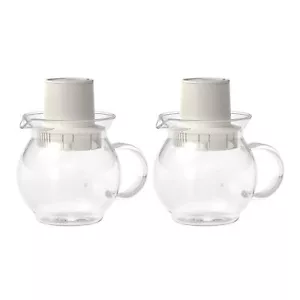Hario 300ml Teabag Teapot Off White 2-Pack - Picture 1 of 5