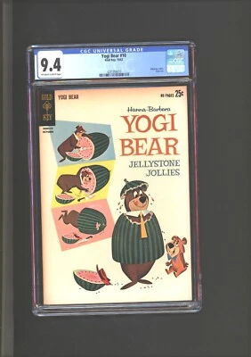 Yogi Bear #10 CGC 9.4 Jellystone Jollies Giant Size Watermelon Cover 1962 - Image 1 of 2