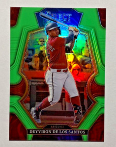 2023 Select #116 DEYVISON DE LOS SANTOS Premier Level Neon Green PRIZM /75