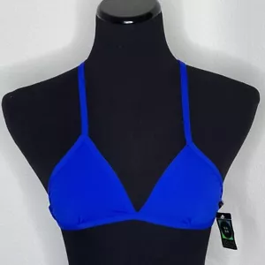 Jolyn Bikini Natación Top Triángulo XS Azul Arándano Nuevo con etiquetas - Imagen 1 de 5