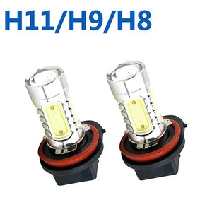 Innovited 2pc COB H11 H9 H8 LED Bulb Fog Daytime Running Light Cool White - Picture 1 of 4