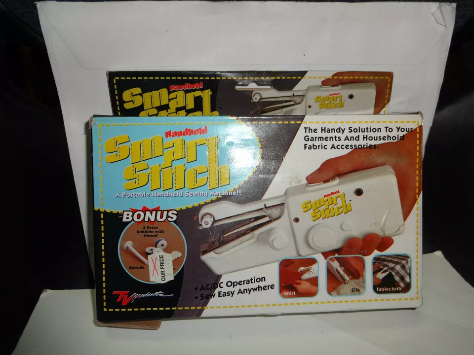 Smart Stitch Portable Hand Held Sewing Machine With Instructions