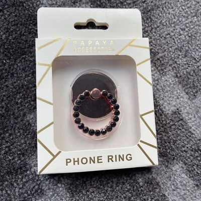 PHONE RING HOLDER DISC FINGER GRIP ROTATING STAND MOUNT FOR MOBILE PHONE - Image 1 of 3