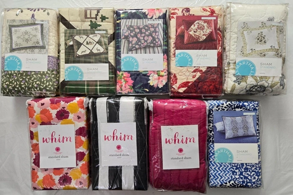 Martha Stewart Estándar Acolchado 20" x 26" Multicolor - Elige Patrón - Foto 1 de 1